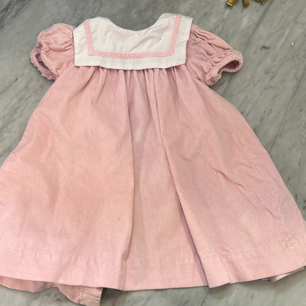 Beaufort bonnet corduroy dress